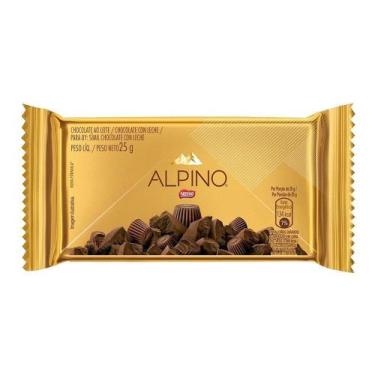 Imagem de Chocolate Nestlé Alpino, Chocolate Leite, 25G - Embalagem Com 22 Unida