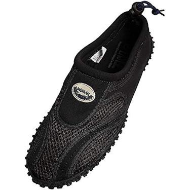 Imagem de Tênis masculino impermeável The Wave, Black/Black, 13