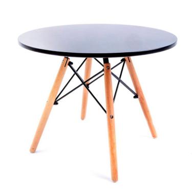 Imagem de Mesa de Centro Redonda Well Preta 60 cm