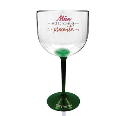 Imagem de Taça Gin Bicolor Verde Personalizada para Dia das Mães - Meu Presente