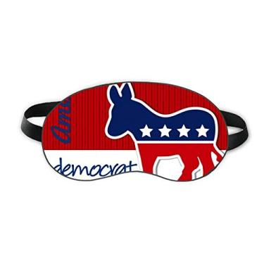 Imagem de America Burro Emblema Democrata Sleep Eye Shield Soft Night Blinfold Shade Cover