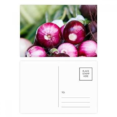 Imagem de Cartão postal Picture Fresh Temperate Vageable Cebola Cartão de felicitações de aniversário