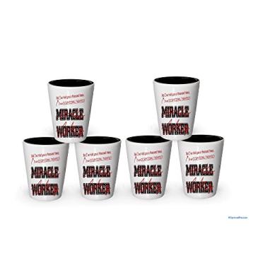 Imagem de Copo de shot I'm a Occupational Therapist - Not a Miracle Worker - Presentes para terapeutas ocupacionais (6)