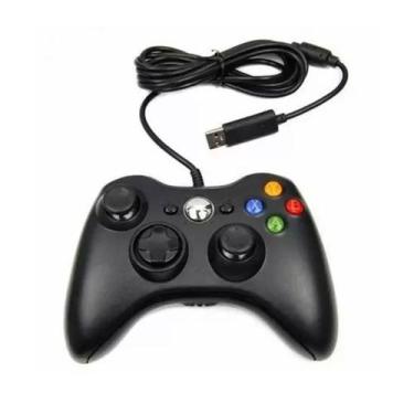 Imagem de Controle Com Fio Usb Para Xbox 360 E Computadores - Preto - Rpc