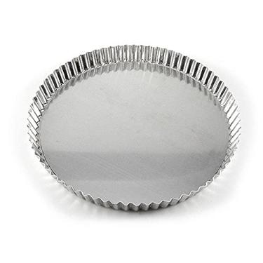 Imagem de Forma Para Torta Crespa Ondulada Fundo Fixo 21cm Alumínio