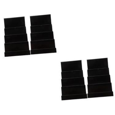 Imagem de Suporte de exibição de carteira de 4 unidades Acrílico Suporte de livro Suporte de carteira Rack de telefone Carteira Prateleira de acrílico Riser Bolsa Suporte de bolsa Sacola Organizador de exibição