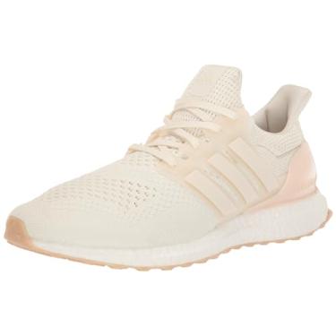Imagem de adidas Tênis feminino Ultraboost 1.0, Branco/Fora Branco/Quartzo Maravilha, 40