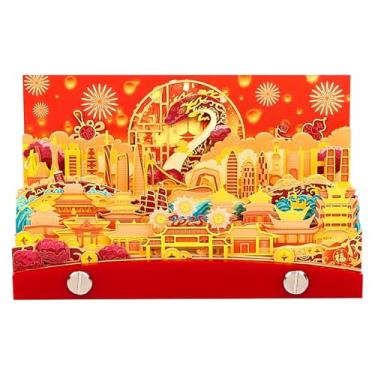 Imagem de Calendário 3D 2025, calendário do tempo do dragão dourado 2025, bloco de notas de arte 3D, bloco de notas de entalhe faça você mesmo, para decoração de escritório em casa, presente de Natal (cobra