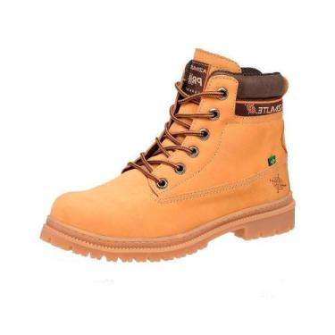 Imagem de Bota Adventure Cano Médio Couro Nobuck Azimute - Terra - Mostarda, 48