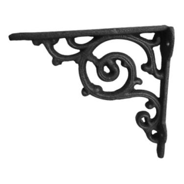 Imagem de Cantoneira Mão Francesa Hera Em Ferro Fundido N10 14X11Cm - Fundição J