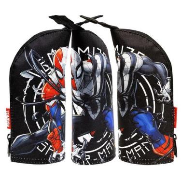 Imagem de Estojo Spiderman Simples Preto 9812 Xeryus
