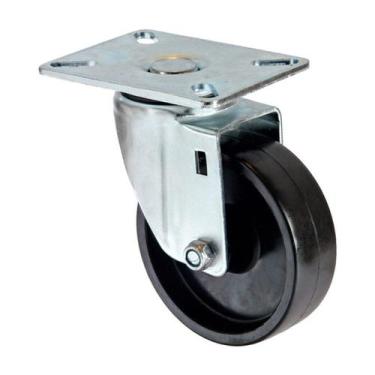 Imagem de Roda rodízio polipropileno 3 polegadas 75mm giratório 60kg - AJAX
