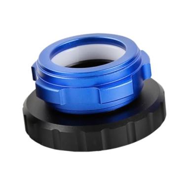 Imagem de BaotyJie Adaptador de montagem de ocular de telescópio, anel de travamento coaxial, instalação fácil profissional, adaptador de focalizador antirrisco, M48 to 1.25inch