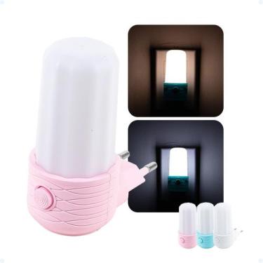 Imagem de Luminária Led Moderna Lâmpada Parede Infantil Tomada Bivolt - Hxt, Ros