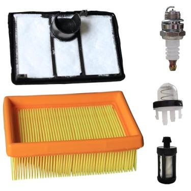 Imagem de Filtro de ar, filtro de combustível, lâmpada de ignição, vela de ignição para serras de corte de concreto Stihl TS700 TS800, kits de manutenção