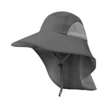 Imagem de Chapéu de Sol Unissex com Aba Larga e Proteção UV 50+ - Ajustável com 