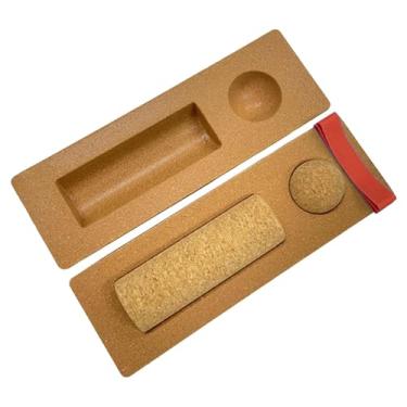 Imagem de menolana Prancha de equilíbrio de cortiça, bola de massagem para fortalecimento dos pés, equipamento de equilíbrio para academia em casa, faixas de