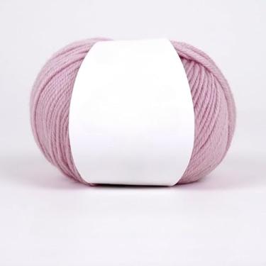 Imagem de Fio de lã de peso médio para tricô – Ultra macio e sem coceira, ideal para suéteres, cachecóis e chapéus, artesanato de tricô manual (rosa)