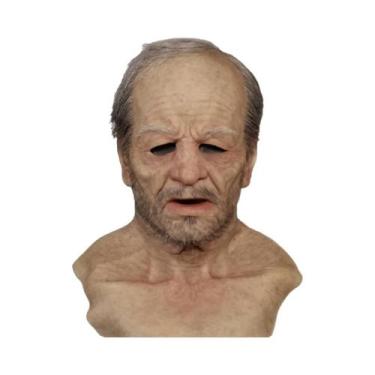 Imagem de Peruca De Halloween Engraçada E Assustadora, Máscara De Látex, Acessór