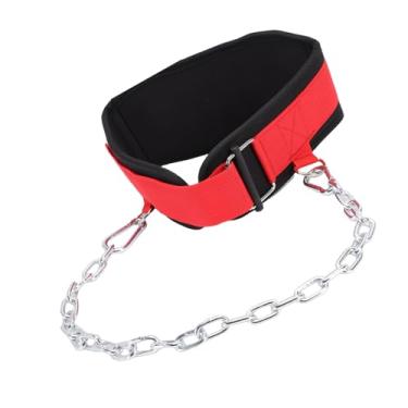 Imagem de Keenso Cinto de Imersão, Cinto de Levantamento Ponderado para Treinamento de Força Com Corrente de Ferro Reforçada, para Exercícios Em Casa na Academia (M)