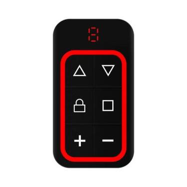 Imagem de Controle Remoto Universal Para Porta De Garagem Multifrequência 8 Cana