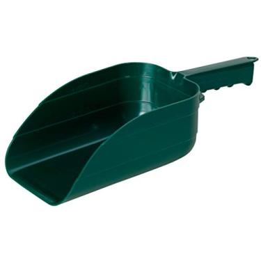 Imagem de LITTLE GIANT Pá utilitária de plástico (verde) para uso pesado empilhável de fazenda com aderência resistente (1,5 litros) (item nº 90 verde)