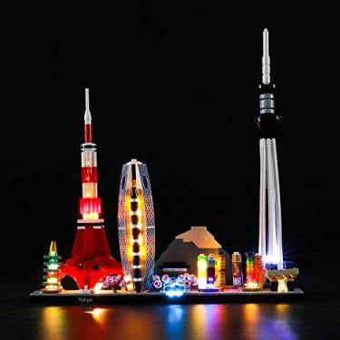 Imagem de LIGHTAILING Light Set for (Architecture Tokyo) Building Blocks Model - Led Light kit Compatible with Lego 21051(NOT Included The Model)