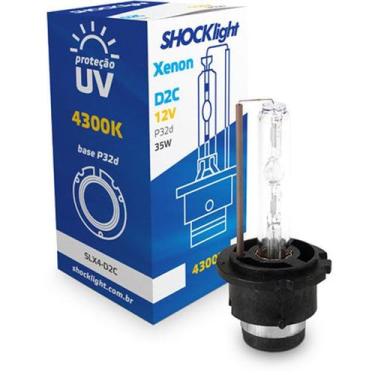 Imagem de Lâmpada Shocklight Xenon D2c 4300k 35w 12v Luz Amarela