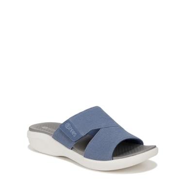 Imagem de BZees Sandália feminina Carefree Wedge, Azul, 7.5 Wide