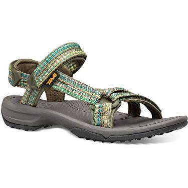 Imagem de Teva Sandálias Femininas Terra Fi Lite Abertas, Verde-oliva queimada, 8.5