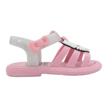 Imagem de Sandália Mini Melissa Hip+Hello Kitty Baby Rosa/Branco