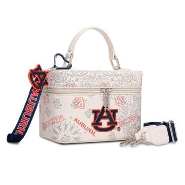 Imagem de Montana West X NCAA Bolsa tiracolo feminina designer bolsas esportivas alça superior, bolsa de mão com alça ajustável, Au-bege, Esportes