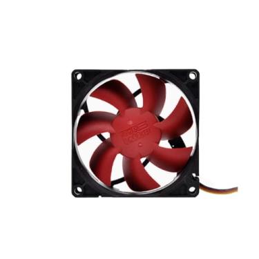 Imagem de Ventilador de resfriamento de CPU para laptop, ventilador de chassi para PCCOOLER F82Y 8CM, pás vermelhas, novo