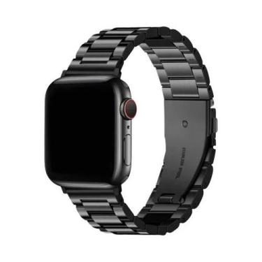 Imagem de Pulseira De Aço Inoxidável Para Apple Watch 45mm 49mm 41mm 40mm 44mm 4