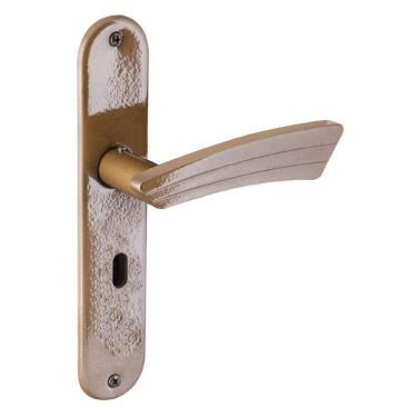 Imagem de Fechadura Interna Espelho Latonado Fosco Pop Aliança