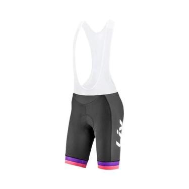 Imagem de Calções de Ciclismo MTB Femininos - Verão, 19D Gel Pad, Calças Justas 