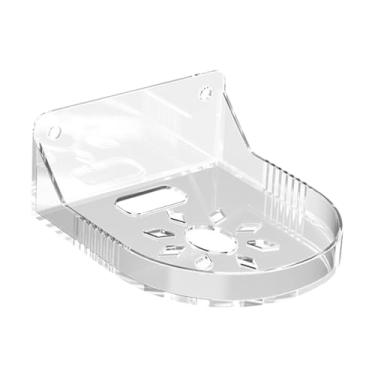 Imagem de UGPLM Suporte da câmera de segurança da prateleira da parede do roteador fácil de instalar para o quarto da sala de estar, Branco Claro