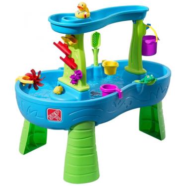 Imagem de Mesa Sensorial de Água para Crianças ao Ar Livre com 13 Peças, Step2, Azul