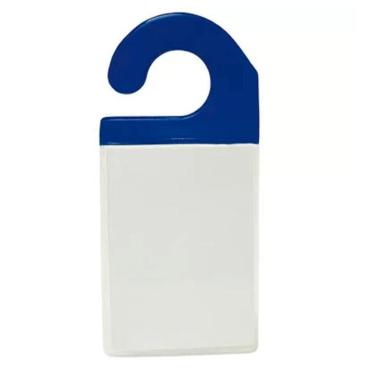 Imagem de Crachá plástico para veículo azul com 10 unidades 258 Plast Park