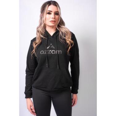 Imagem de Blusão Azzam Fleece Preto Sintonia - Azzam Fit Wear, P