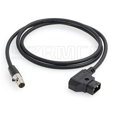 Imagem de SZRMCC Cabo de alimentação fêmea de 4 pinos para mini XLR TA4F para monitor TVLogic