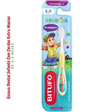 Imagem de Bitufo Escova Dental Infantil 2 A 5 Anos Cerdas Extra Macias - Escova