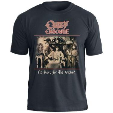 Imagem de Camiseta Ozzy Osbourne*/ No Rest The Wicked Cód: Ts1615 - Stamp