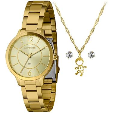 Imagem de Relógio Lince Feminino LRG4748L38 + Kit Semi Jóia menino