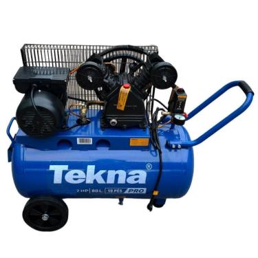 Imagem de Compressor de Ar 10 Pés 2HP 80L CP10080 Com Rodas TEKNA 
