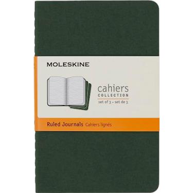 Imagem de Caderneta Cahier, Moleskine, Verde Folha, Tamanho Bolso