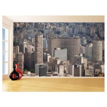 Imagem de Papel De Parede 3D Cidade São Paulo Prédios Céu 3,5M Ncd350