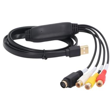 Imagem de Placa de captura de vídeo, ampla compatibilidade USB para adaptador conversor interface padrão bom acabamento sinal estável durável para gravação