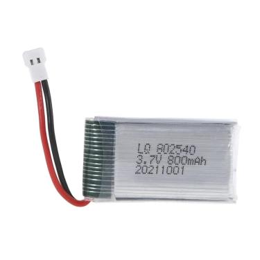 Imagem de Bateria lipo 3.7v 800mah  bateria lítio recarregável 802540 para quadricóptero syma x5c X5C-1 x5sc
