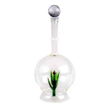 Imagem de Decantador de Aloe Tequila com planta de agave, design redondo, decantador de vidro perfeito para bar ou festa de tequila, forma única de presente para ele, ela, decoração de casa – Garrafa grande de